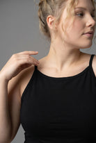 Model wearing Nuggles® Camisole in Black