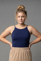 Model wearing Nuggles® Camisole in Navy