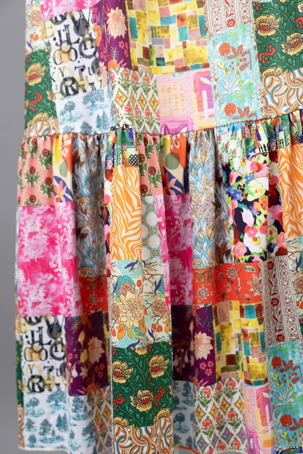 Model wearing Nuggles®  Sage Skirt in Carousel 
