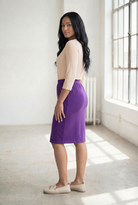 Nuggles® 25-inch classic skirt elastic waistband and straight silhouette