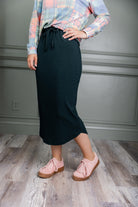 Nuggles® Misty Lounge Skirt styled for everyday wear with relaxed fit and elastic drawstring waist.