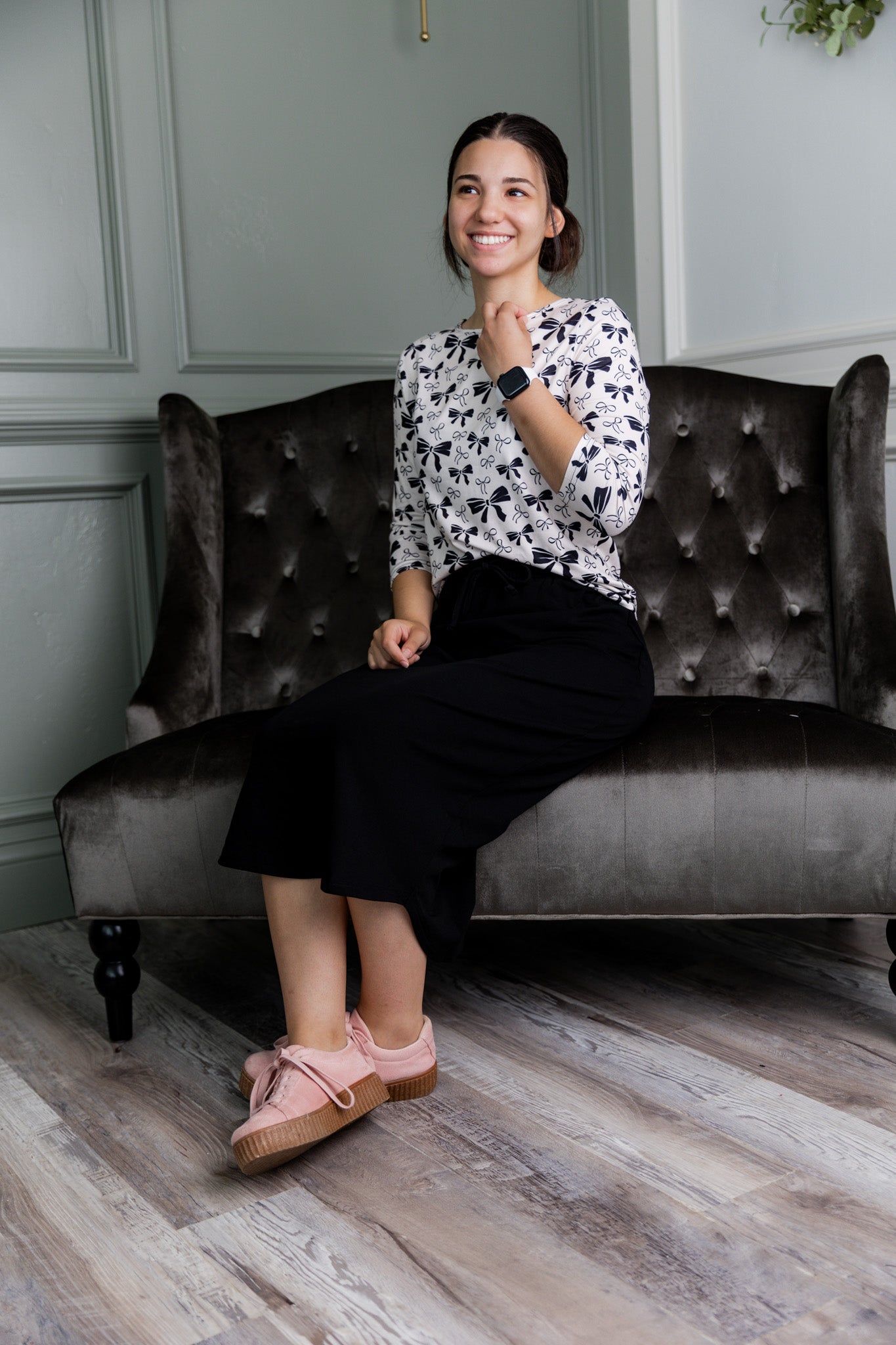 Nuggles® Misty Lounge Skirt styled for everyday wear with relaxed fit and elastic drawstring waist.