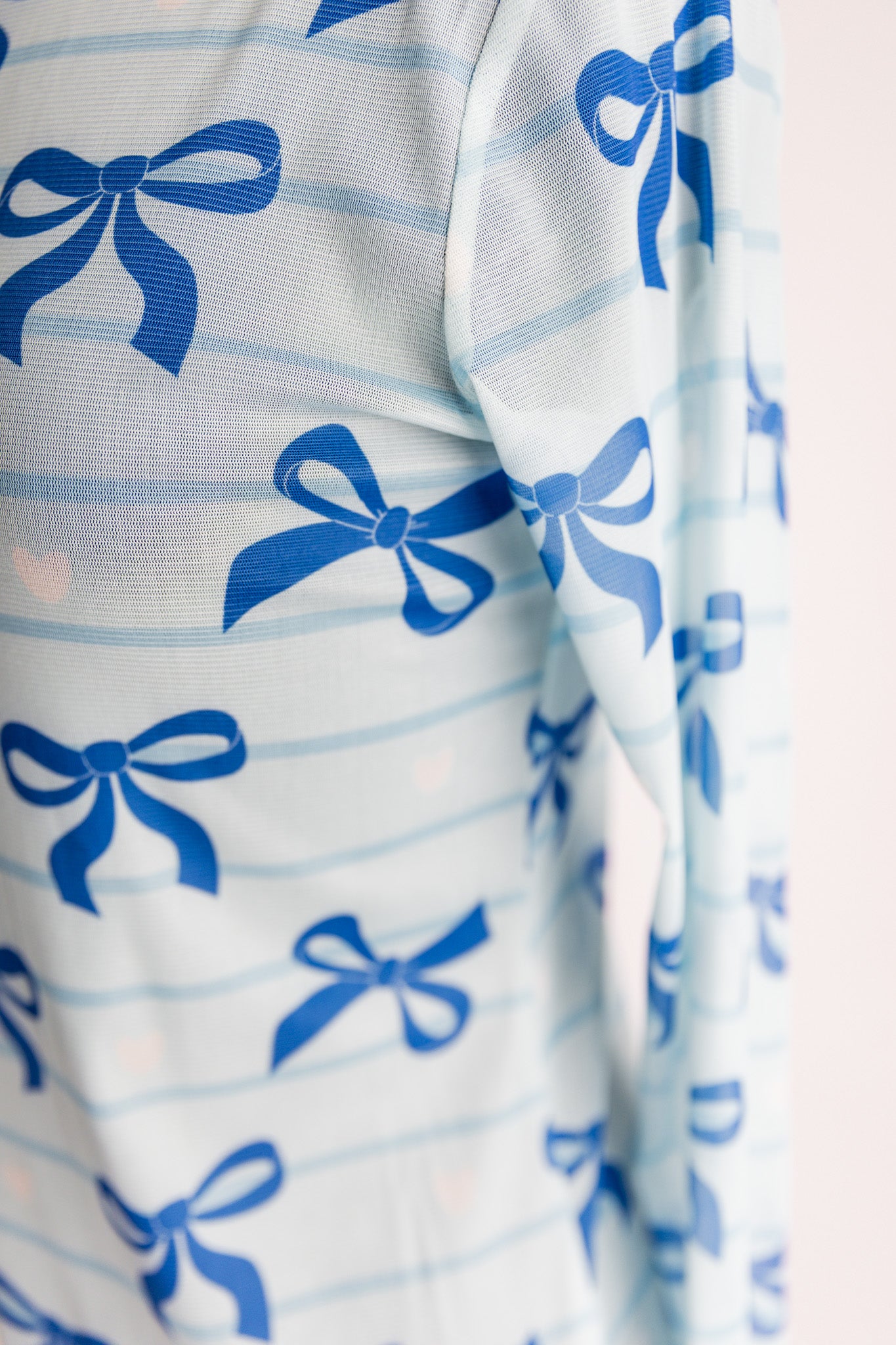 Women's long sleeve mesh layering top – modest, unlined, fitted top for stylish layering outfits