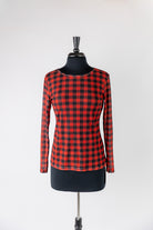 Women's long sleeve mesh layering top – modest, unlined, fitted top for stylish layering outfits