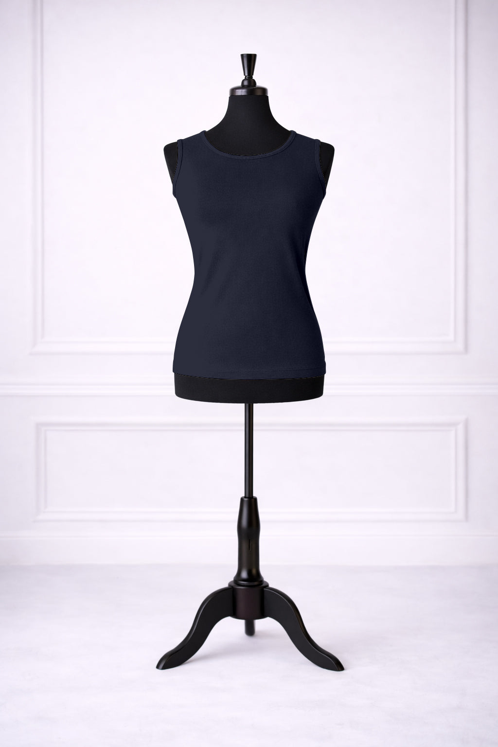 Front view of Nuggles® Essential Tank in Navy