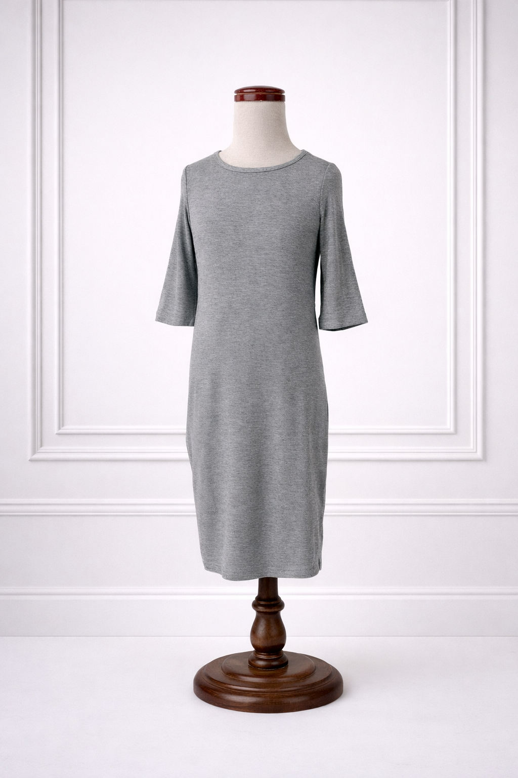 Stock Photo of our Nuggles® Girls' Layering Dress in Light Heather