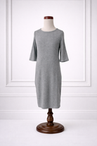 Stock Photo of our Nuggles® Girls' Layering Dress in Light Heather