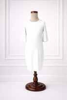 Stock Photo of our Nuggles® Girls' Layering Dress in White