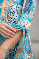 Model wearing Nuggles®  Hazel Dress in Blue Bird
