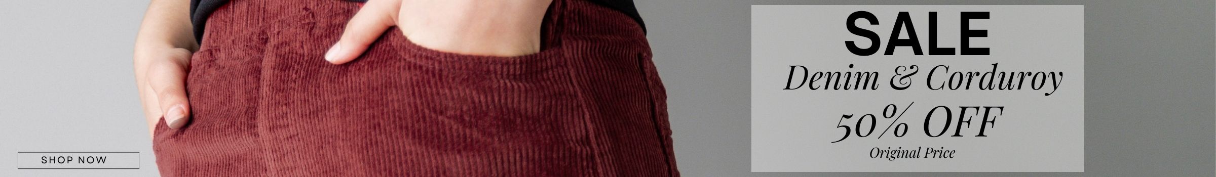 Nuggles® Corduroy and Denim sale