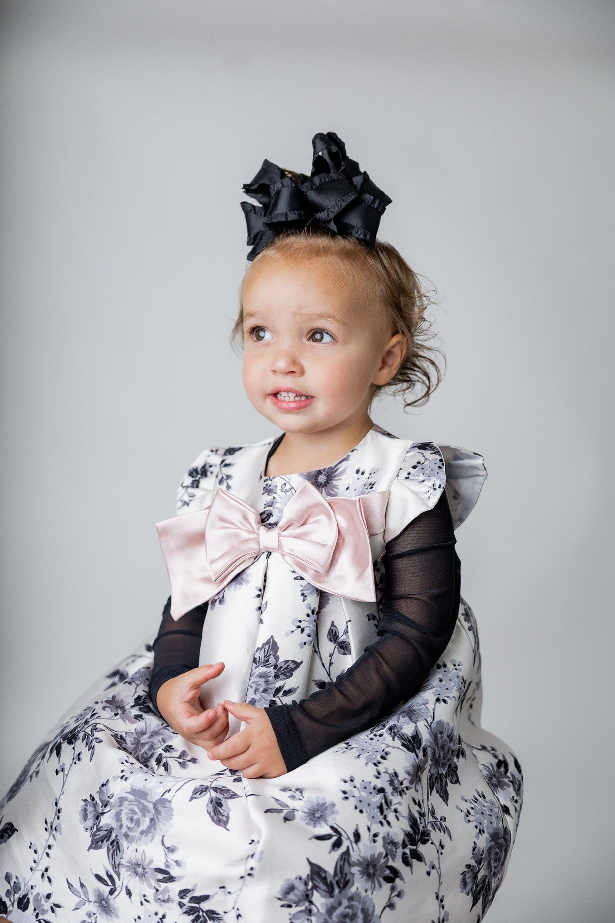 Girls' Mesh Tee in Black - Final Sale nuggles-clothing