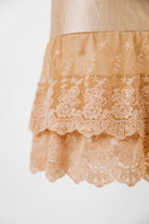 Nuggles® girls slip with lace hem for under dresses and skirts
