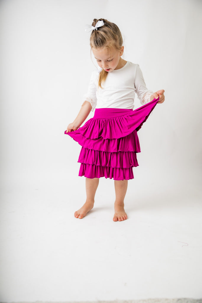 girls ruffled claire skirts back to school