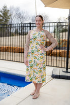 modest midi sport swim dress prints mommy and me 