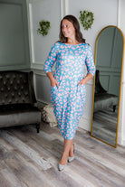 Modest women's Morgan Dress with bubble skirt, hip seam, and side pockets – stylish and comfortable everyday dress by Nuggles®