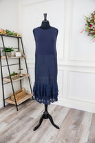 modest tank layering slip dress solid colors