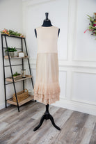 modest tank layering slip dress solid colors