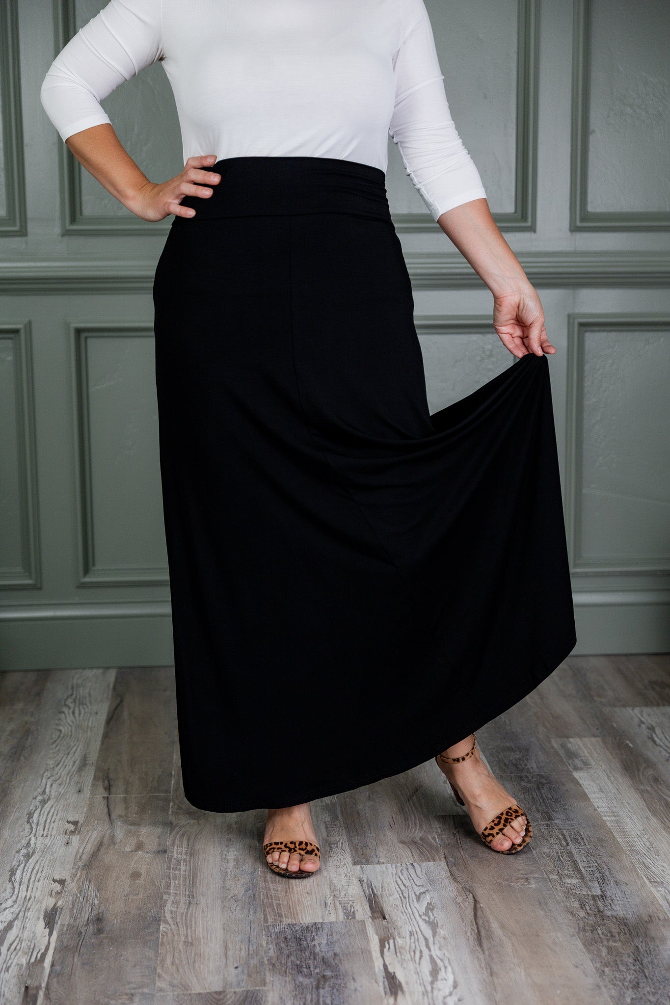Nuggles® long A-Line Maxi Skirt – versatile modest fashion essential