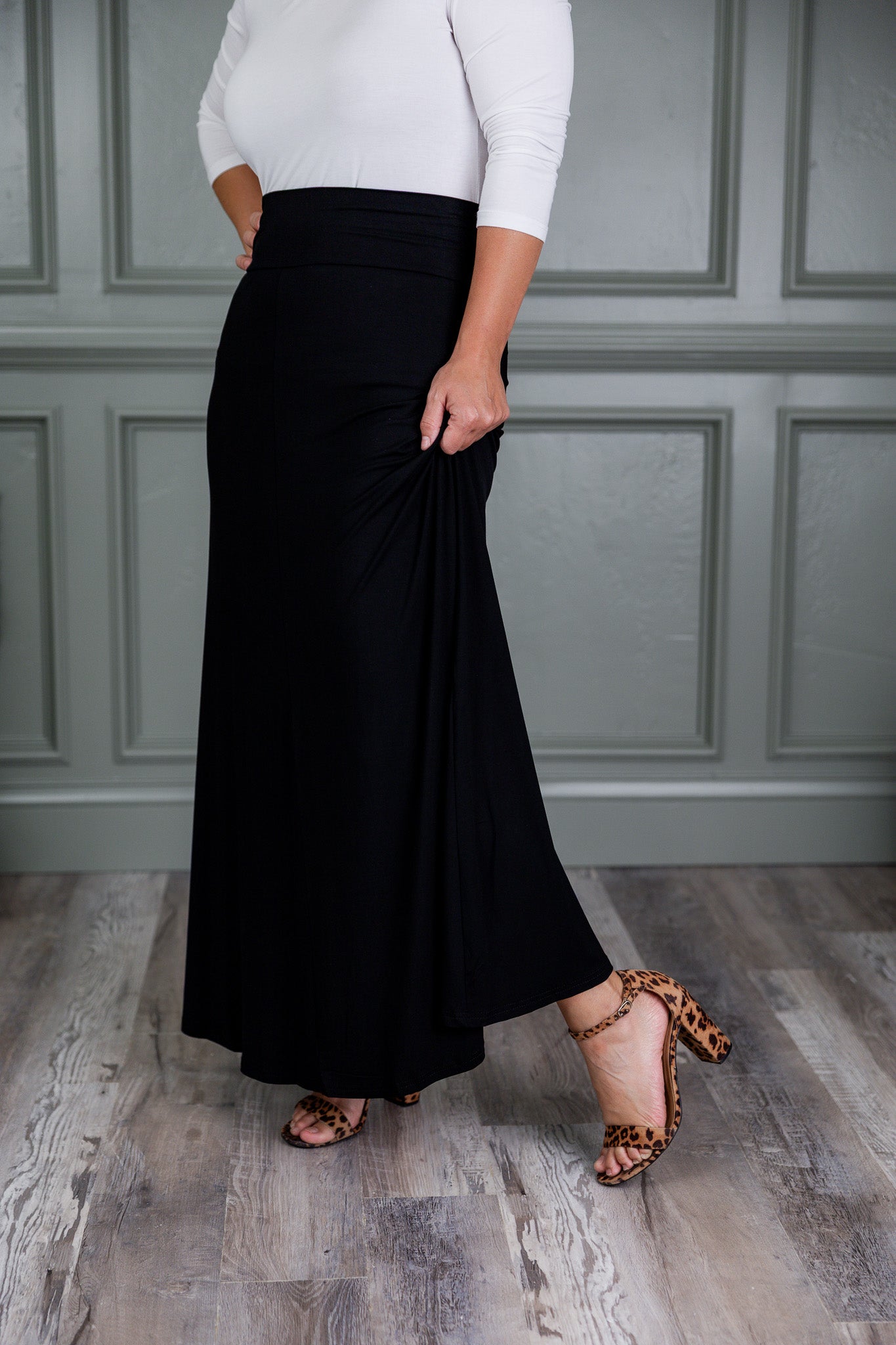 Nuggles® long A-Line Maxi Skirt – versatile modest fashion essential