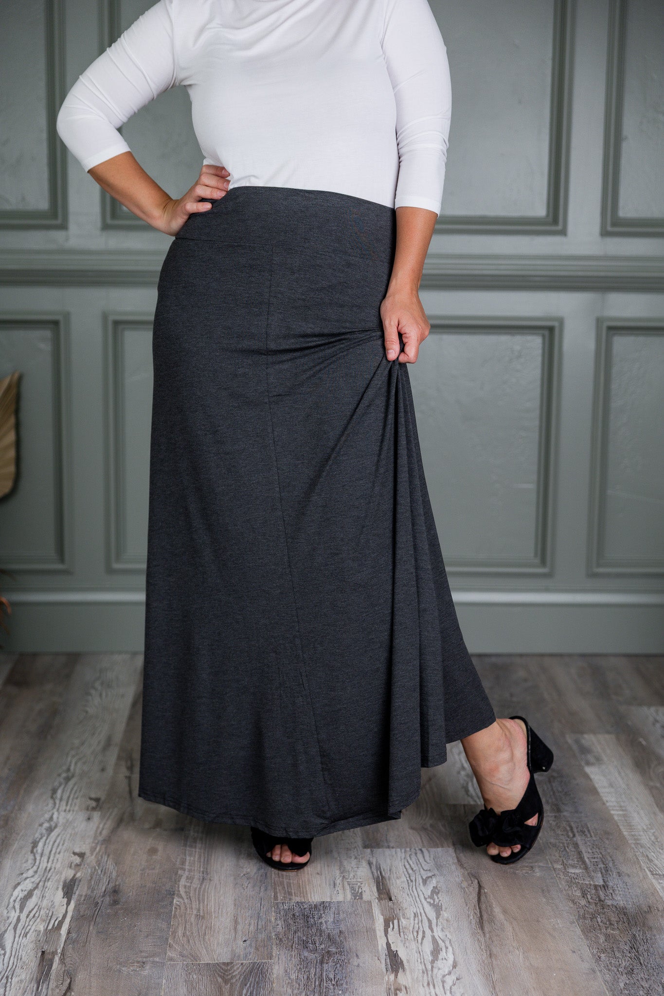 Nuggles® long A-Line Maxi Skirt – versatile modest fashion essential