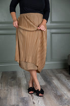 Nuggles® Nyla Lined Skirt – modest lined skirt for women in premium knit fabric