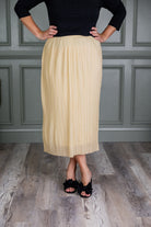 Nuggles® Nyla Lined Skirt – modest lined skirt for women in premium knit fabric