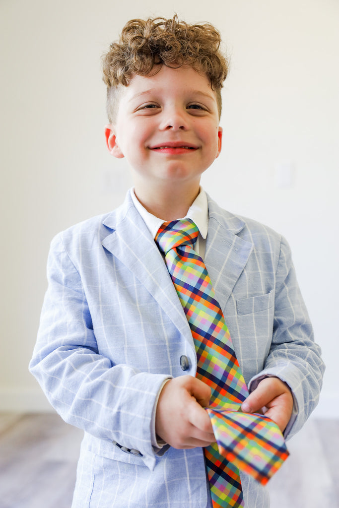 jaxon plaid tie