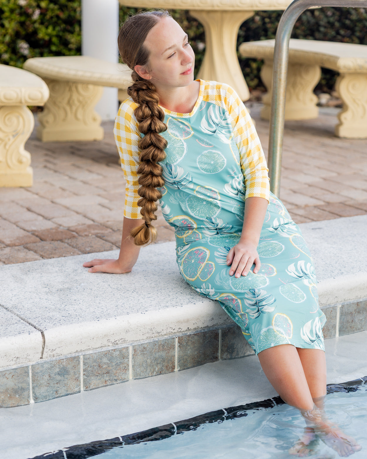 Modest Swim Dresses for Women | Full Coverage Swimwear 'NUGGLES Modest Swim Dresses for Women | Full Coverage Swimwear 'NUGGLES