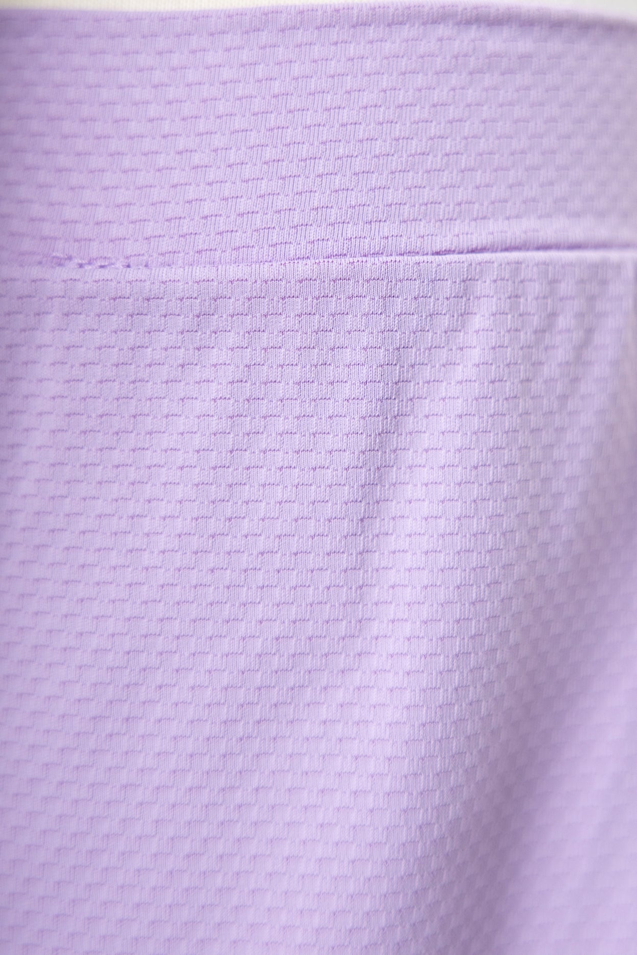 Close-up of a textured lavender fabric