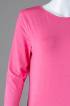 Model wearing Nuggles® Maxi Layering Dress in Pink