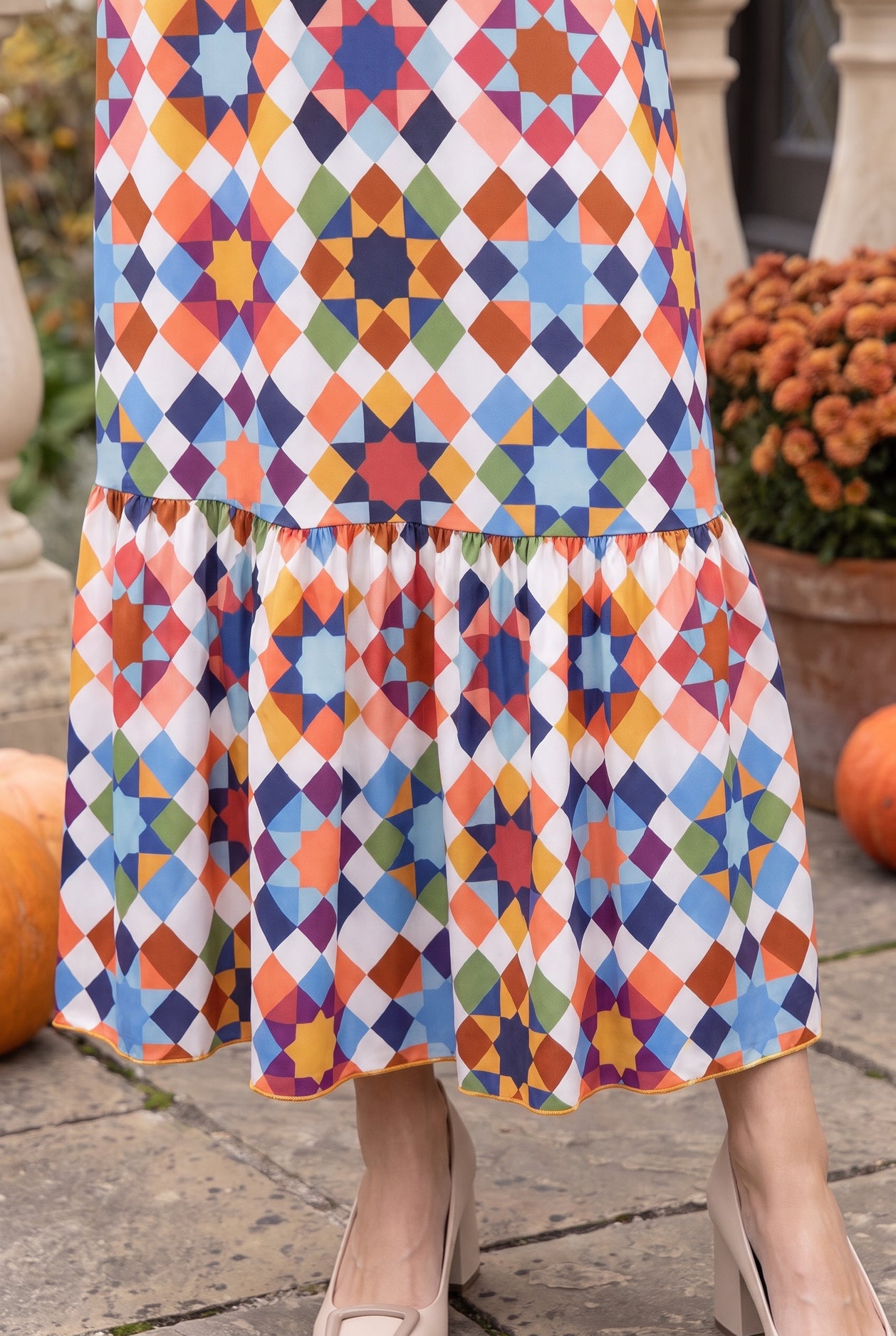 Model wearing Nuggles®  Sage Skirt in Morning Star