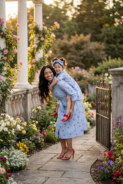 Nuggles® Rachel Dress in Sweet Cherry Check – NUGGLES®