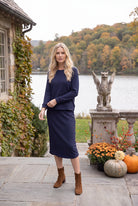Model wearing Nuggles®  Misty Lounge Set in Navy