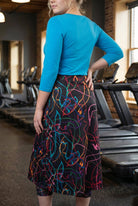 Modest 31" All-Sport Skirt in Neon Motion, detail (view 5)