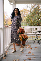 Model wearing Nuggles®  Bristol Dress in Nocturne