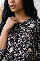 Model wearing Nuggles®  Bristol Dress in Nocturne