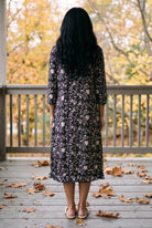 Model wearing Nuggles®  Bristol Dress in Nocturne