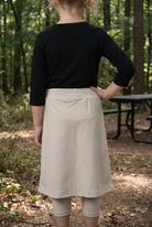 Girls' Modest All-Sport Skirt in Nude, detail (view 5)