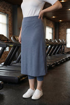 Modest 31" All-Sport Skirt in Periwinkle Blue, detail (view 5)