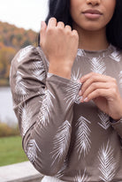 Model wearing Nuggles®  Kyliee Top in Plume