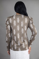 Model wearing Nuggles®  Kyliee Top in Plume