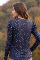 Model wearing Nuggles®  Kyliee Top in Rosebud