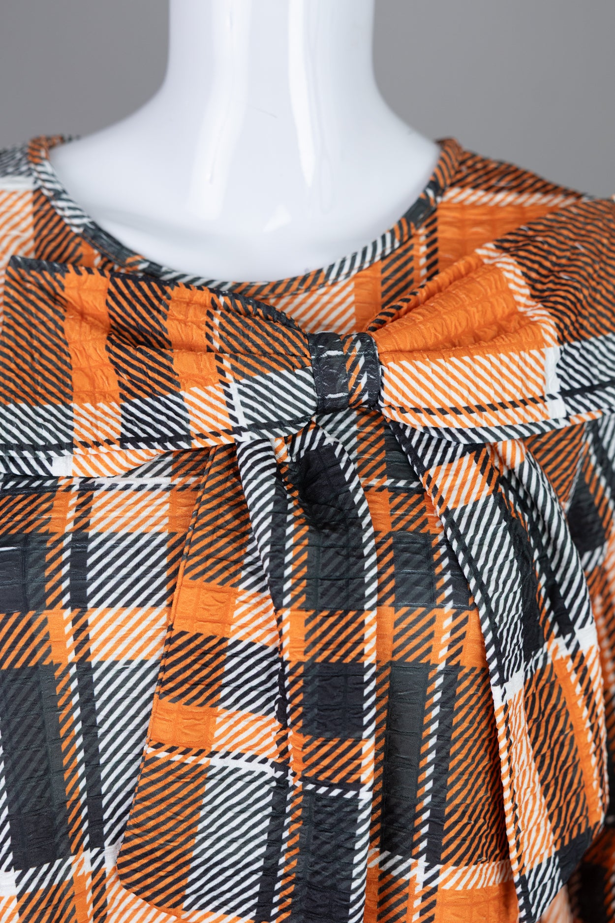 Nuggles Eleanor Top in Rusty Roo, breathable textured modest top in grounded rust tones for everyday