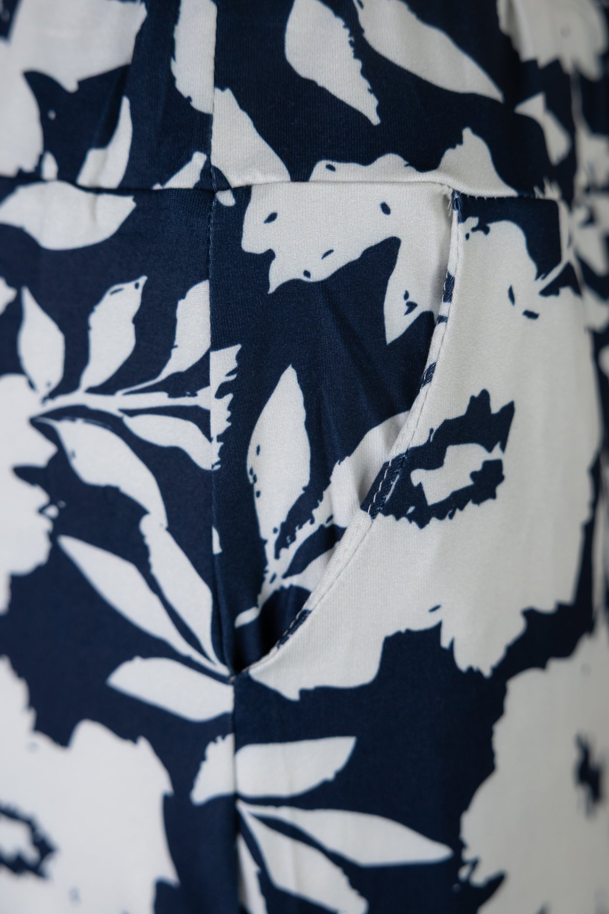 Model wearing Nuggles®  27" Drawstring Skirt in Shadow Petal