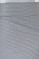 Close Up Detail Shot of Silver Sport Fabric