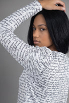 Model wearing Nuggles®  Kyliee Top in Steadfast