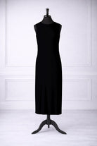 Stock photo of our Nuggles® Tank Midi Layering Dress in Black