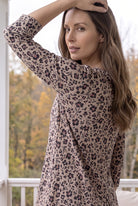 Model wearing Nuggles® Lexi Top in Tigerlily