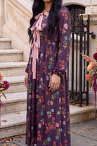 Model wearing Nuggles®  Addison Dress in Twilight Garden