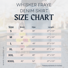 Whisker Fraye Size Chart